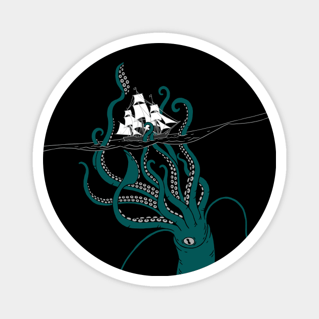 Kraken Magnet by TamiArt